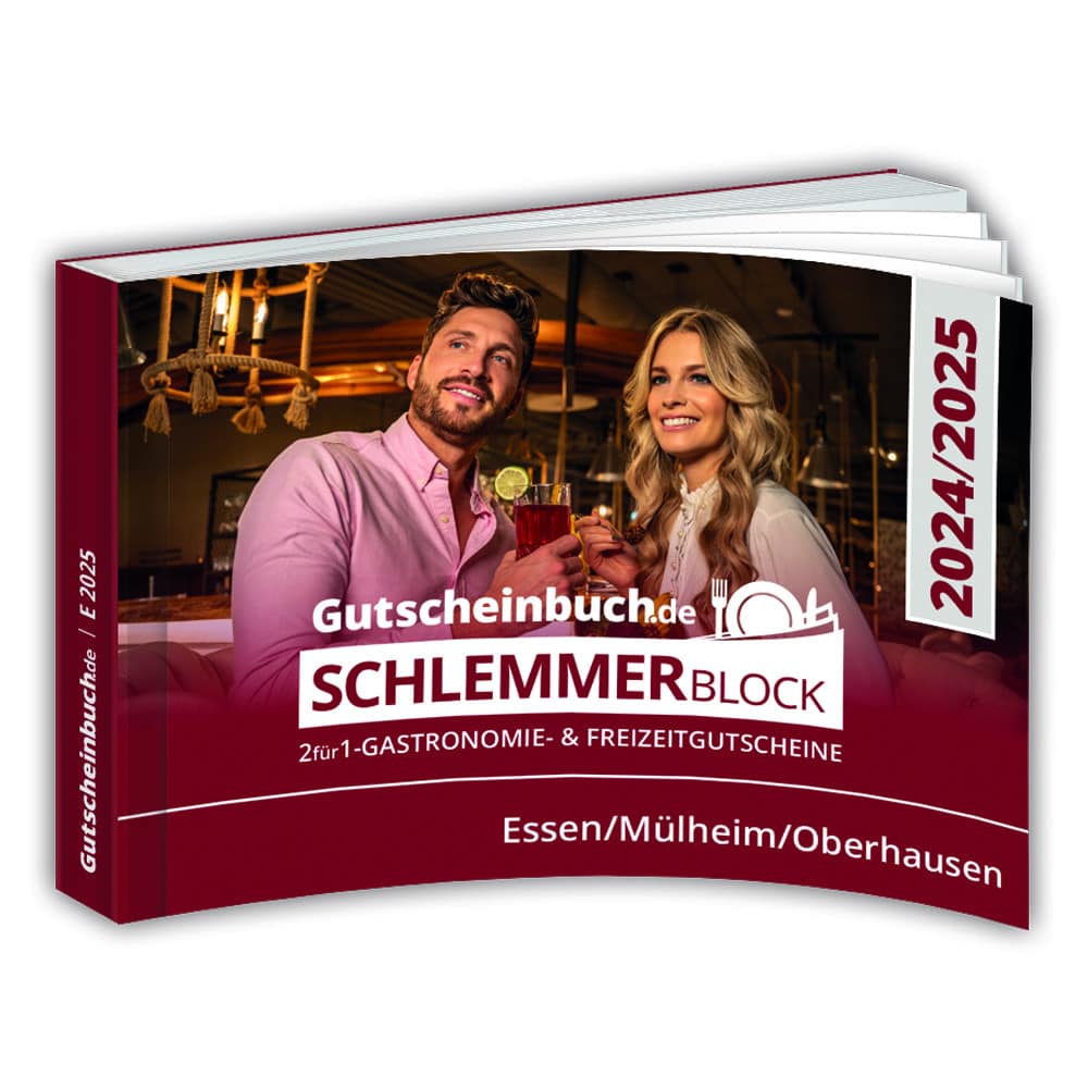 Gutscheinbuch.de Schlemmerblock Essen/Mülheim/Oberhausen & Umgebung 2024/2025