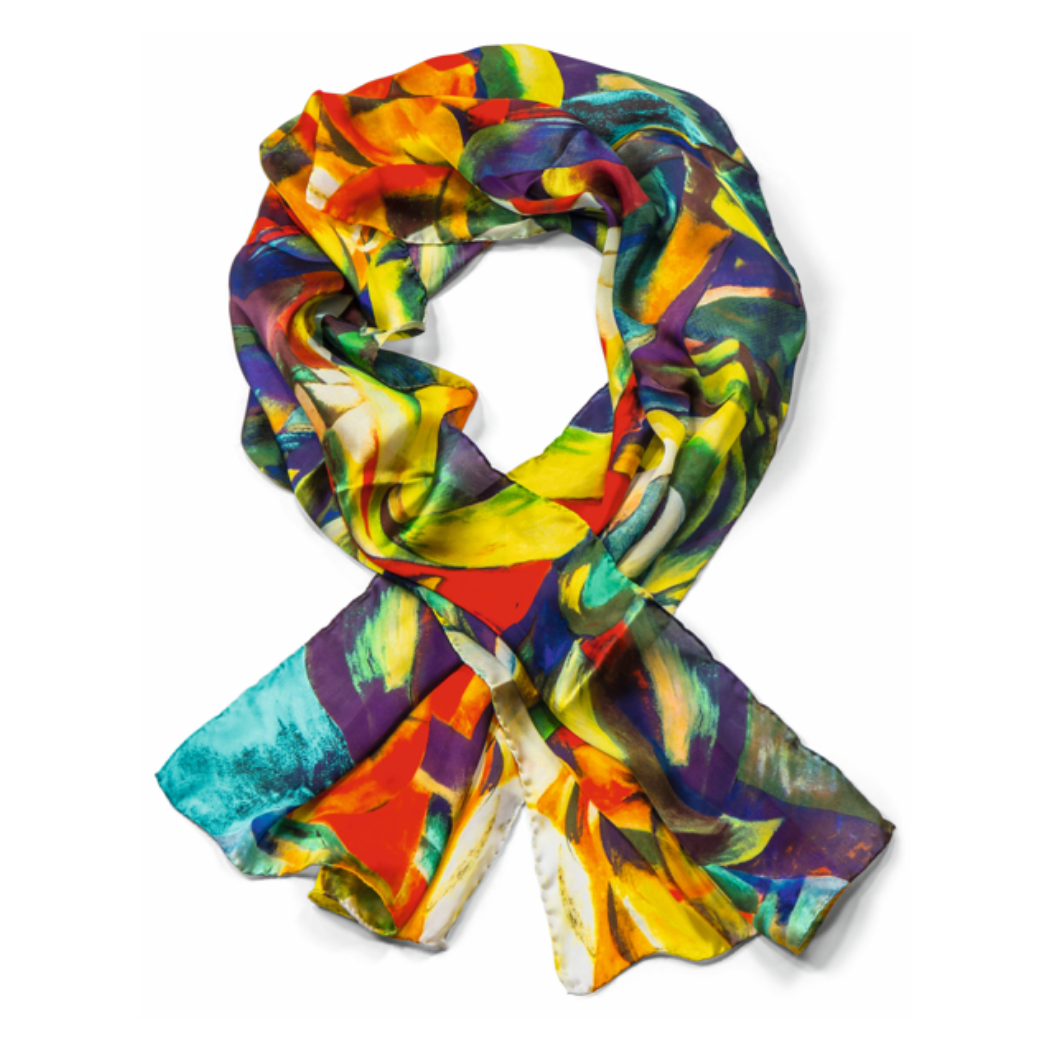 Seidenschal | Der Mandrill (1913) – Franz Marc