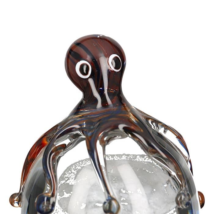 Glasskulptur Krake & Qualle
