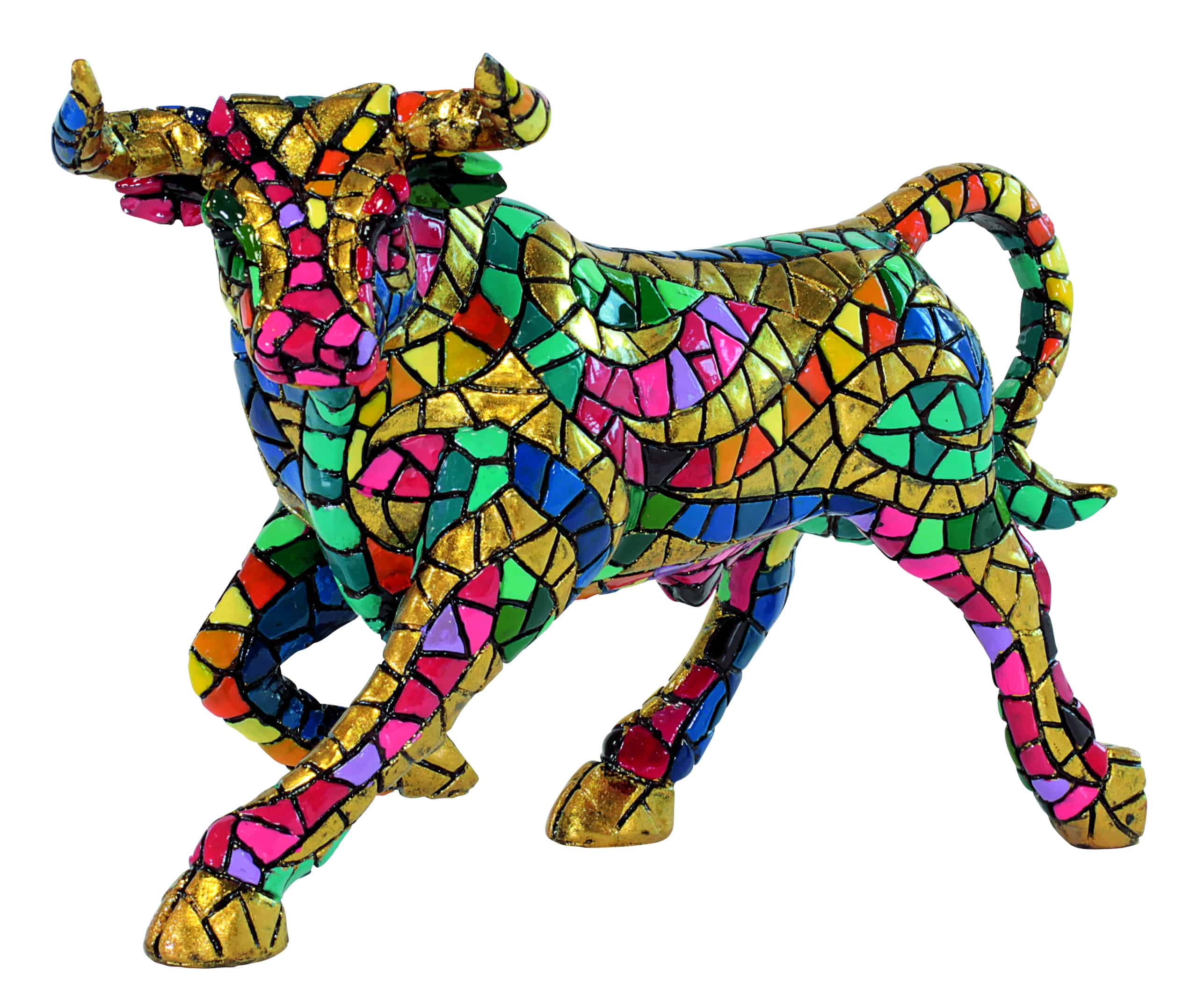 Mosaikfigur "El Toro Mosaico II"