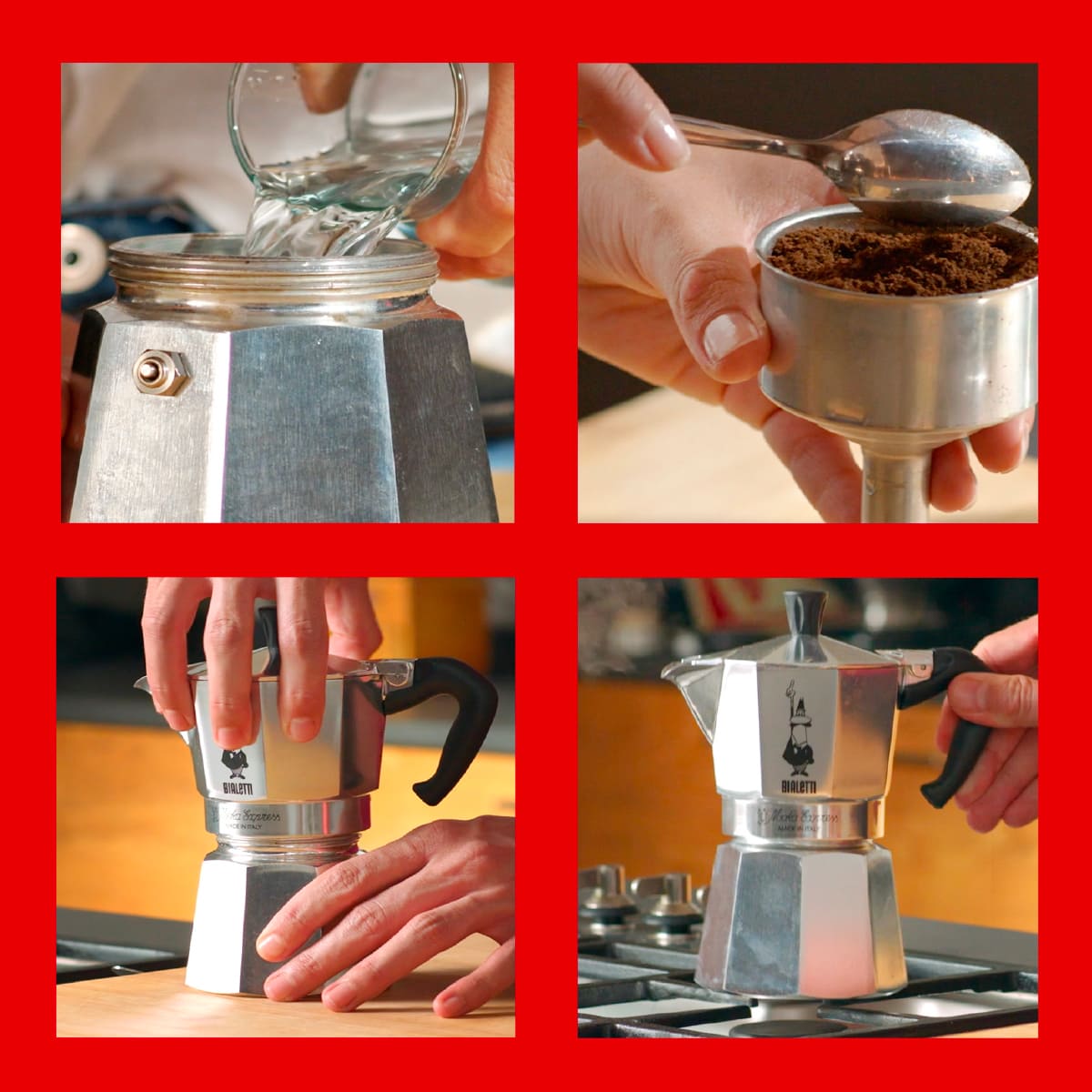 Geschenkset Espressokocher Moka Express Bialetti