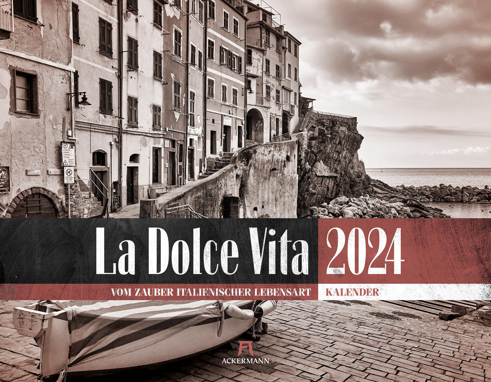 La Dolce Vita - Italienische Lebensart Kalender 2024 Maße (B/H): 54 x 42 cm, Fotokalender, Dt/ital