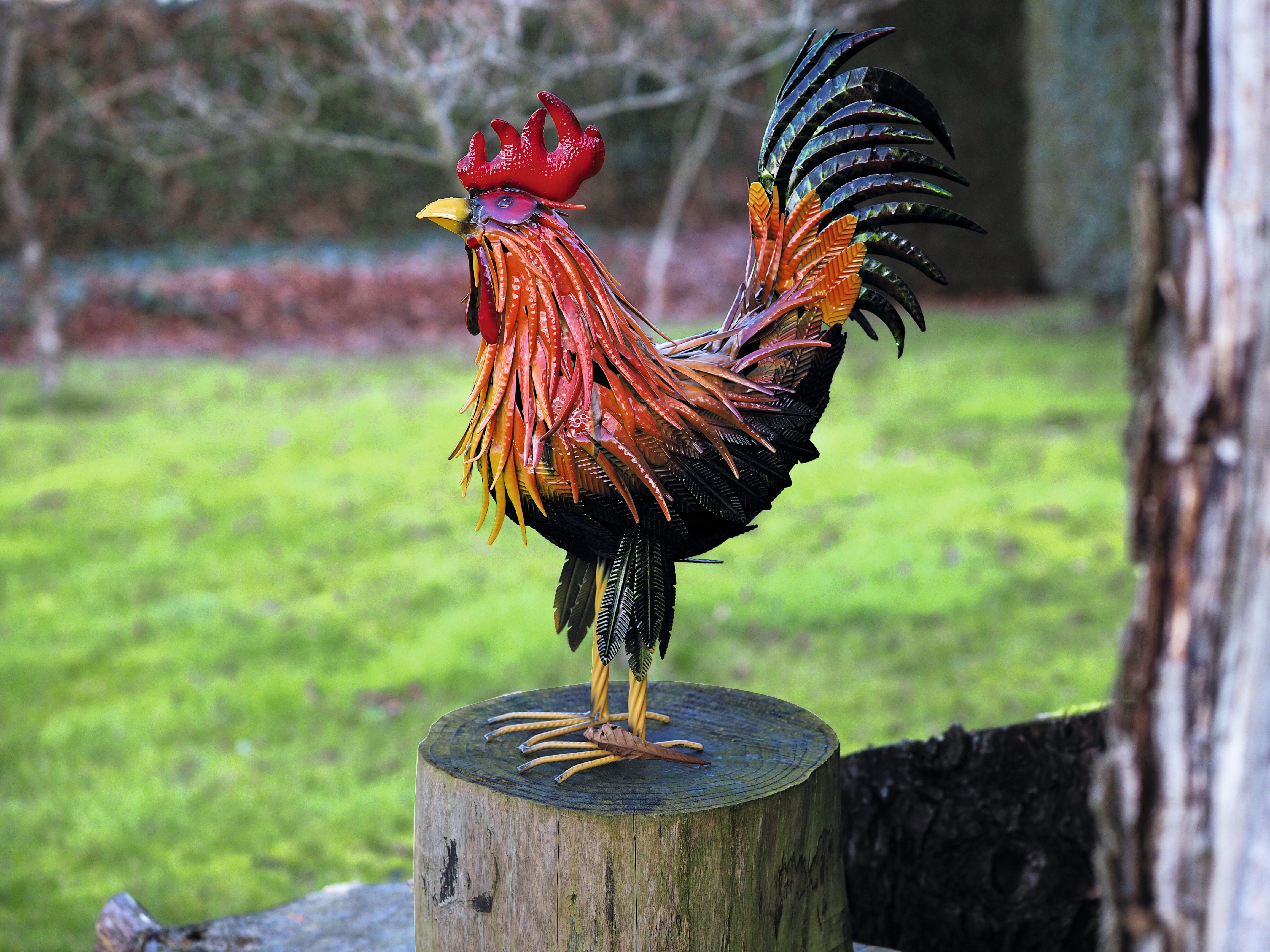 Gartenfigur | Hahn Fridolin