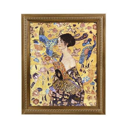Gemälde | Dame mit Fächer – Gustav Klimt