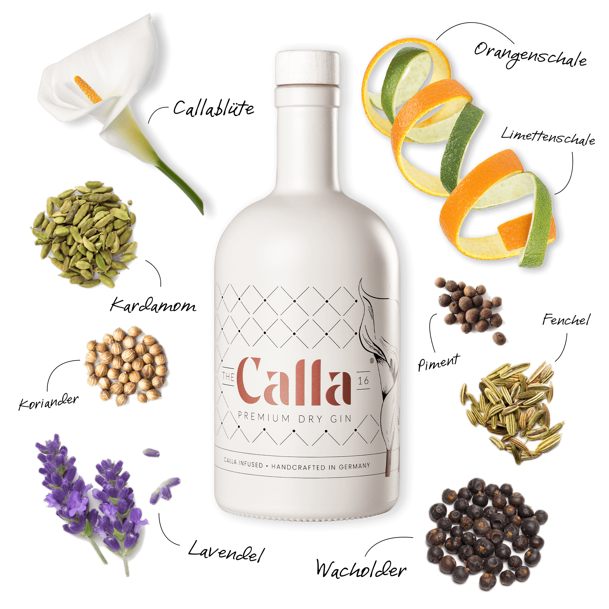 The Calla 16 Premium Dry Gin - Ruhrpott Gin