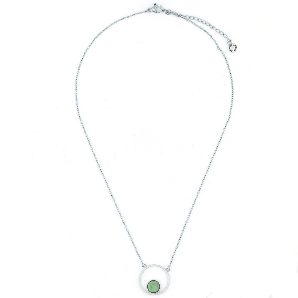 Patina Kette 09 Rhodiniert Matt
