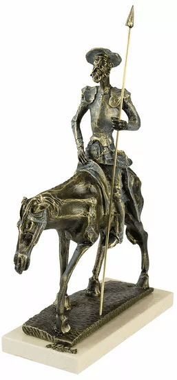 Skulptur Don Quichotte - Angeles Anglada