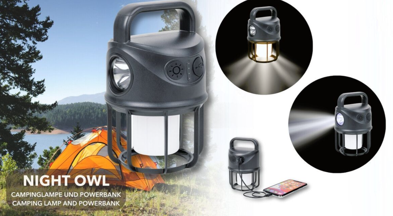 Campinglampe Night Owl