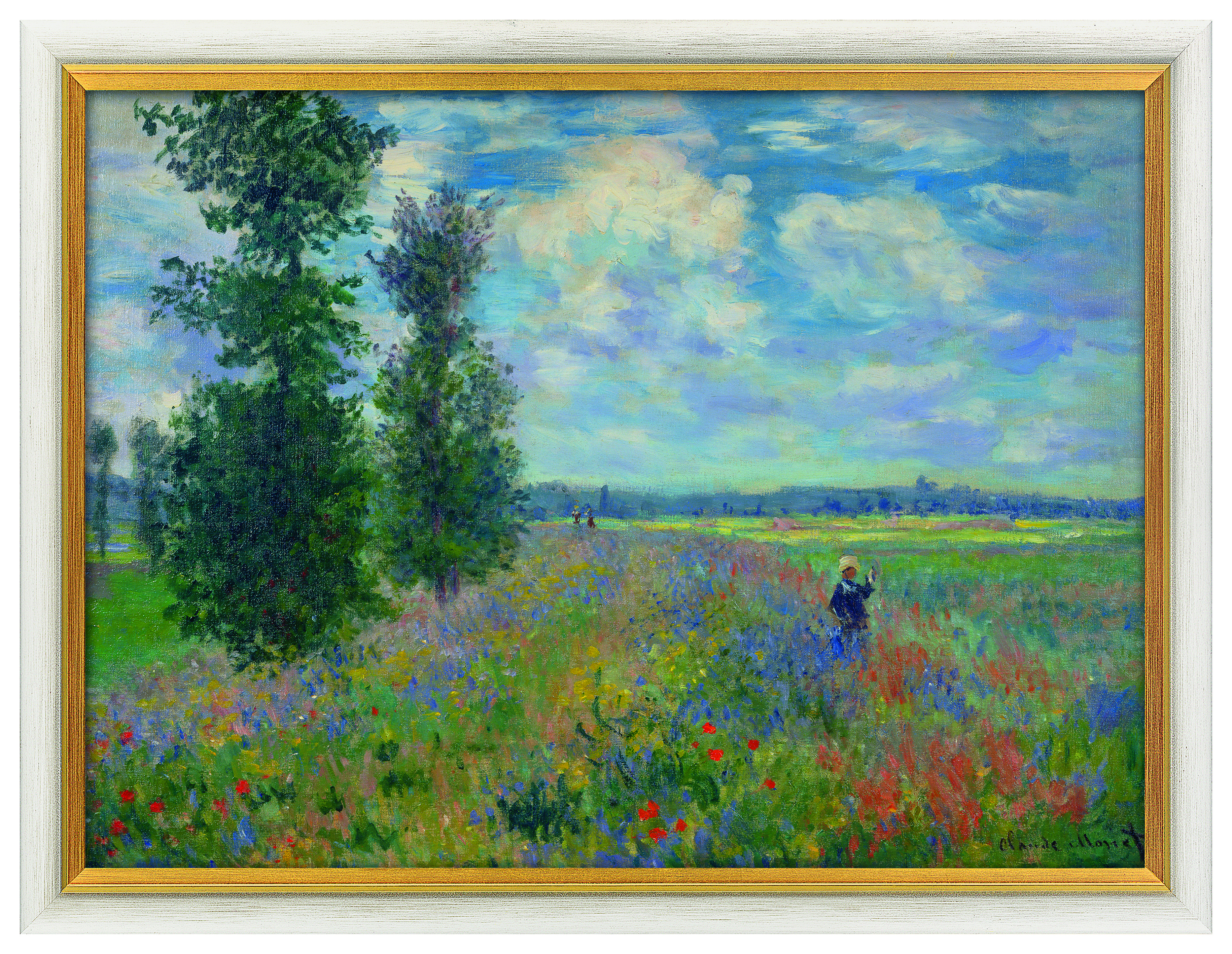 Claude Monet:"Les Coquelicots (environs de Argenteuil) - Mohnfeld bei Argenteuil"