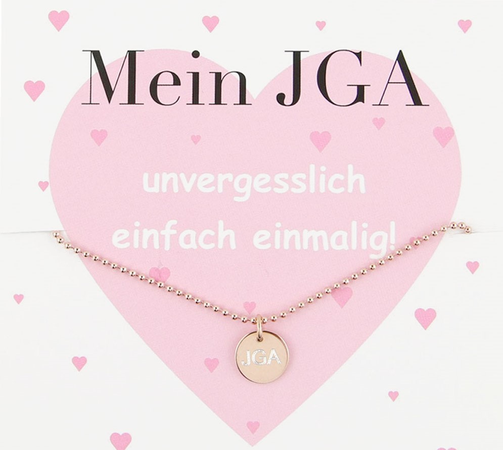 Armband Junggesellenabschied silber - personalisierbar