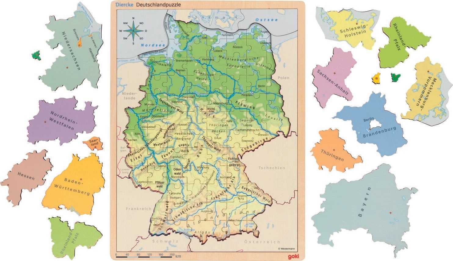 Goki Schichtenpuzzle Deutschland