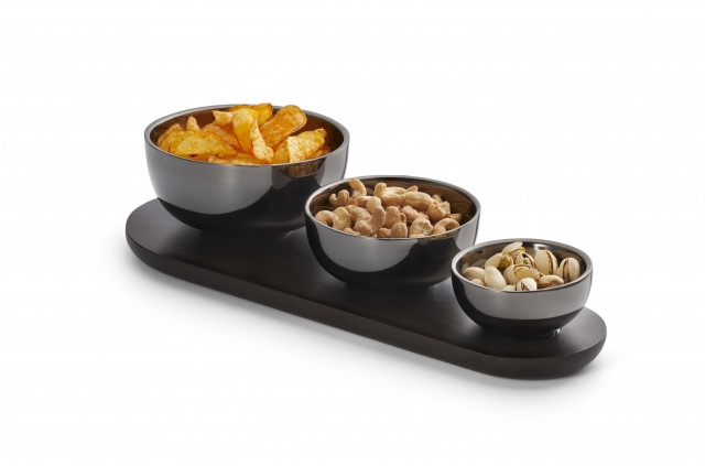 Schalen-Set | Mangoholz Tablett TRIO