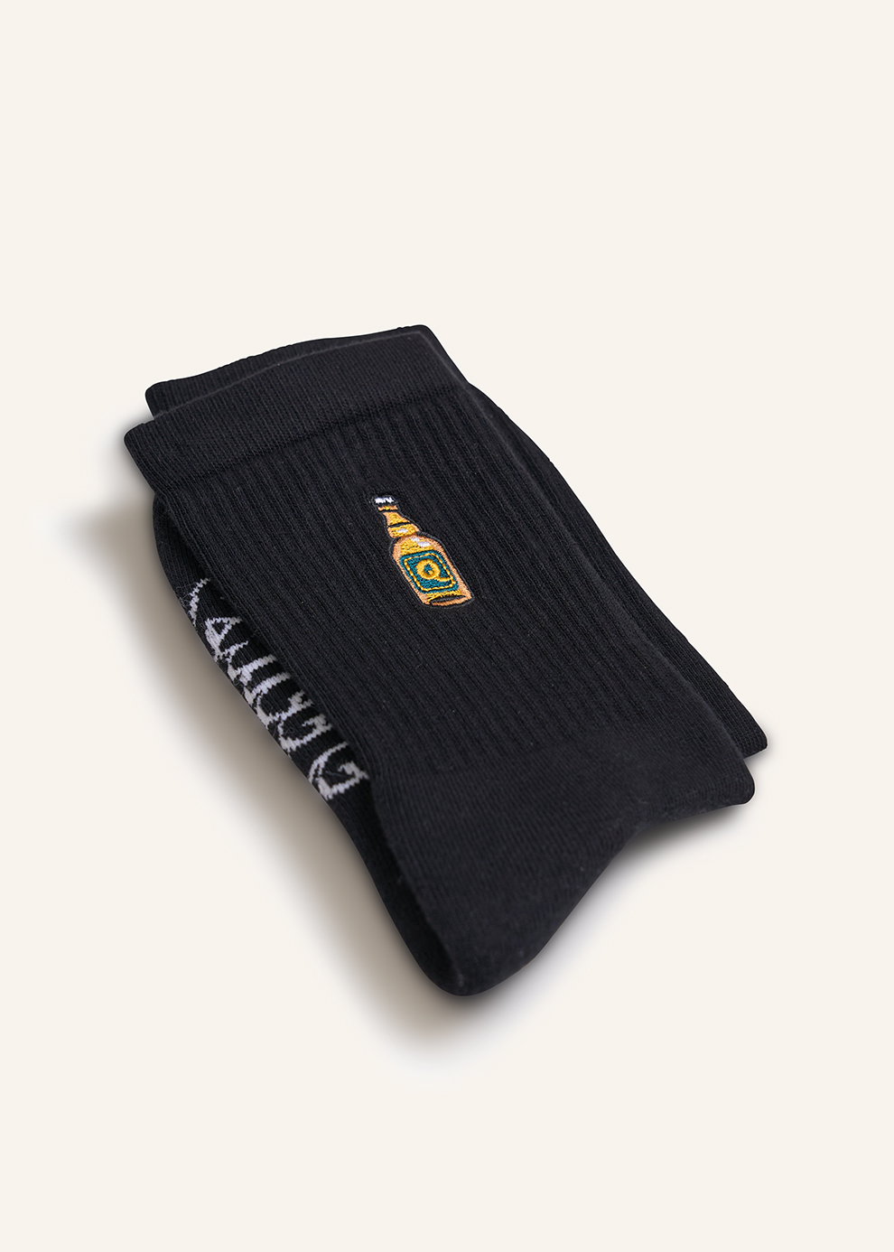 Socken mit maritimen Motiv | schwarz