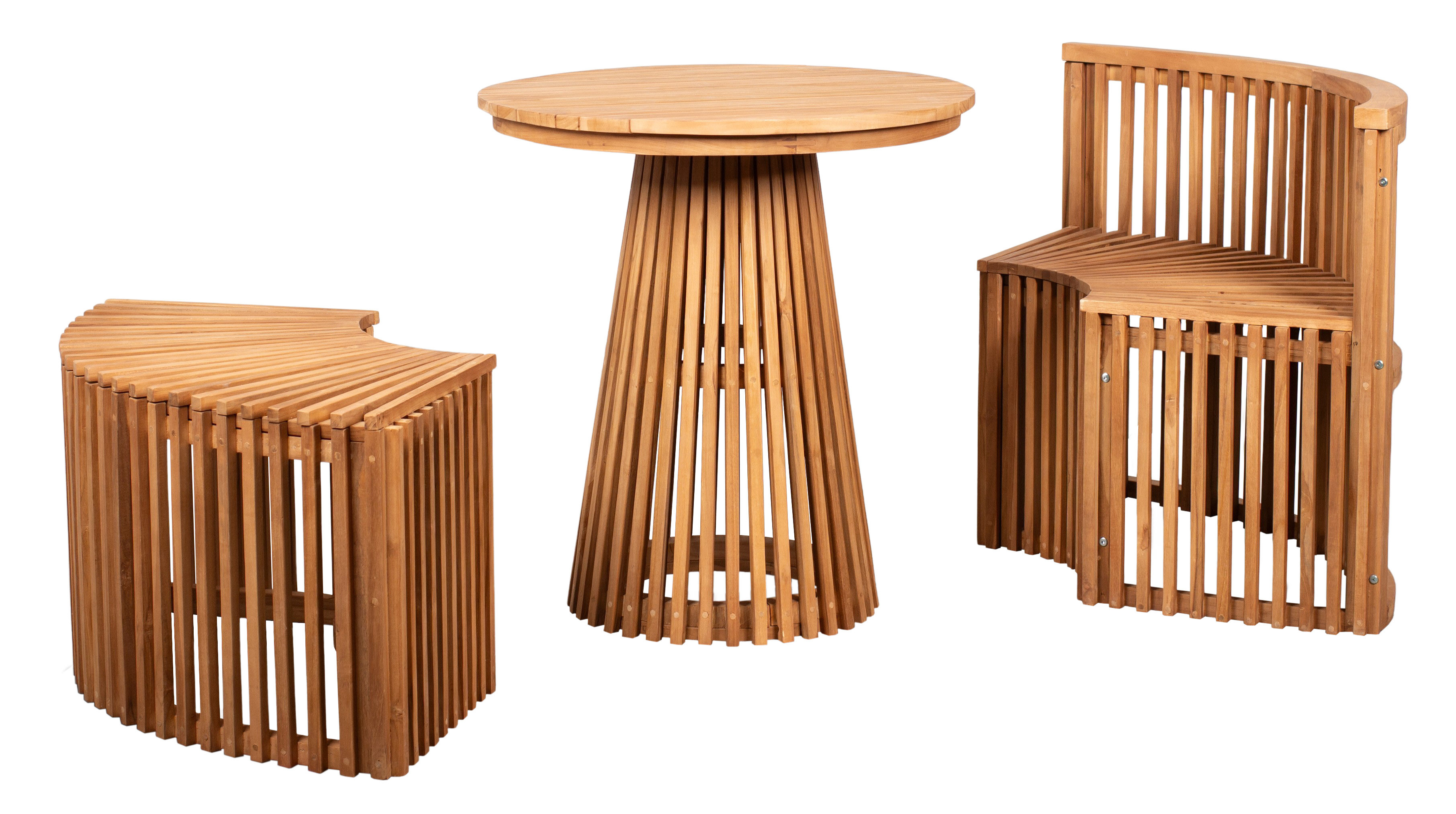 Sitzgruppe 3tlg. | Teak – Henfield