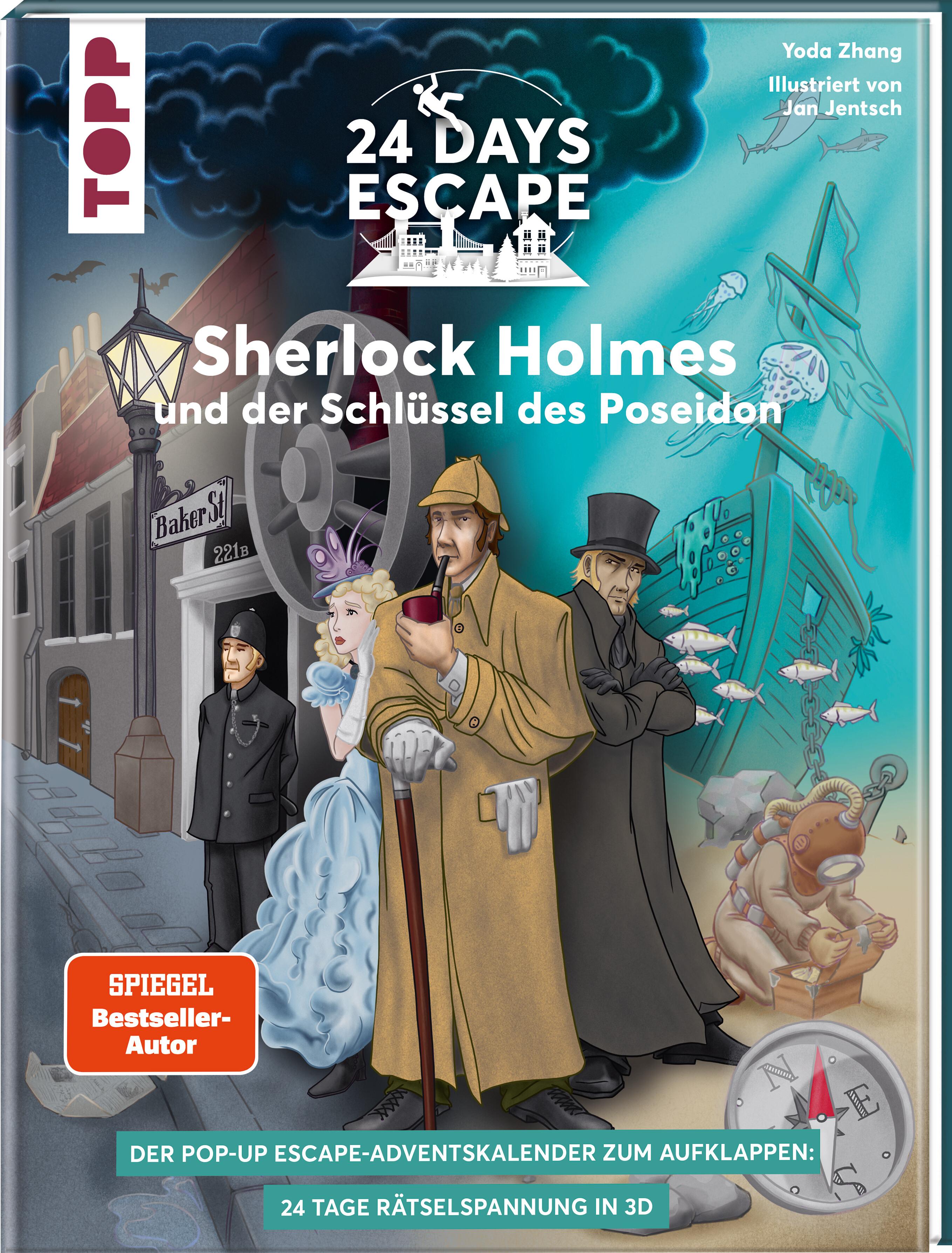 ESCAPE-Adventskalender- Sherlock Holmes und der Schlüssel des Poseidon