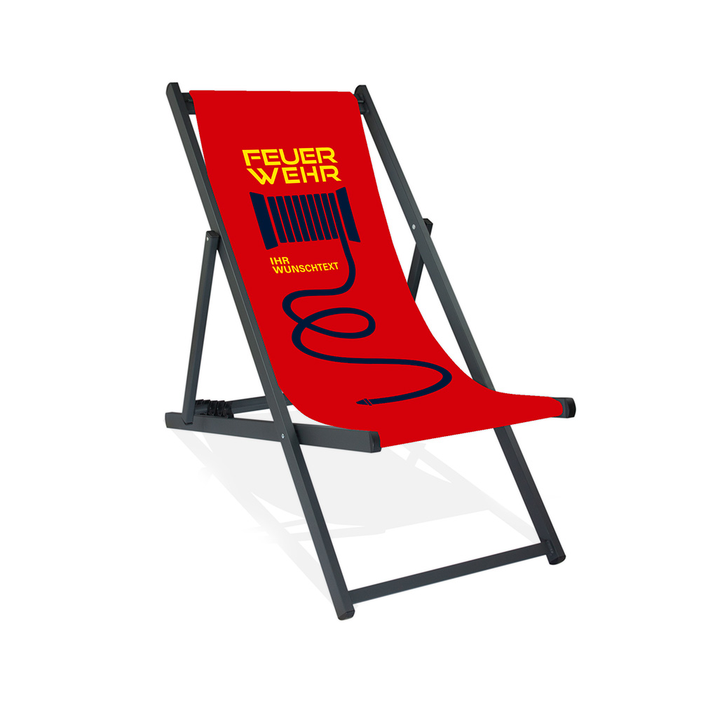 Liegestuhl | personalisierbar - FEUERWEHR