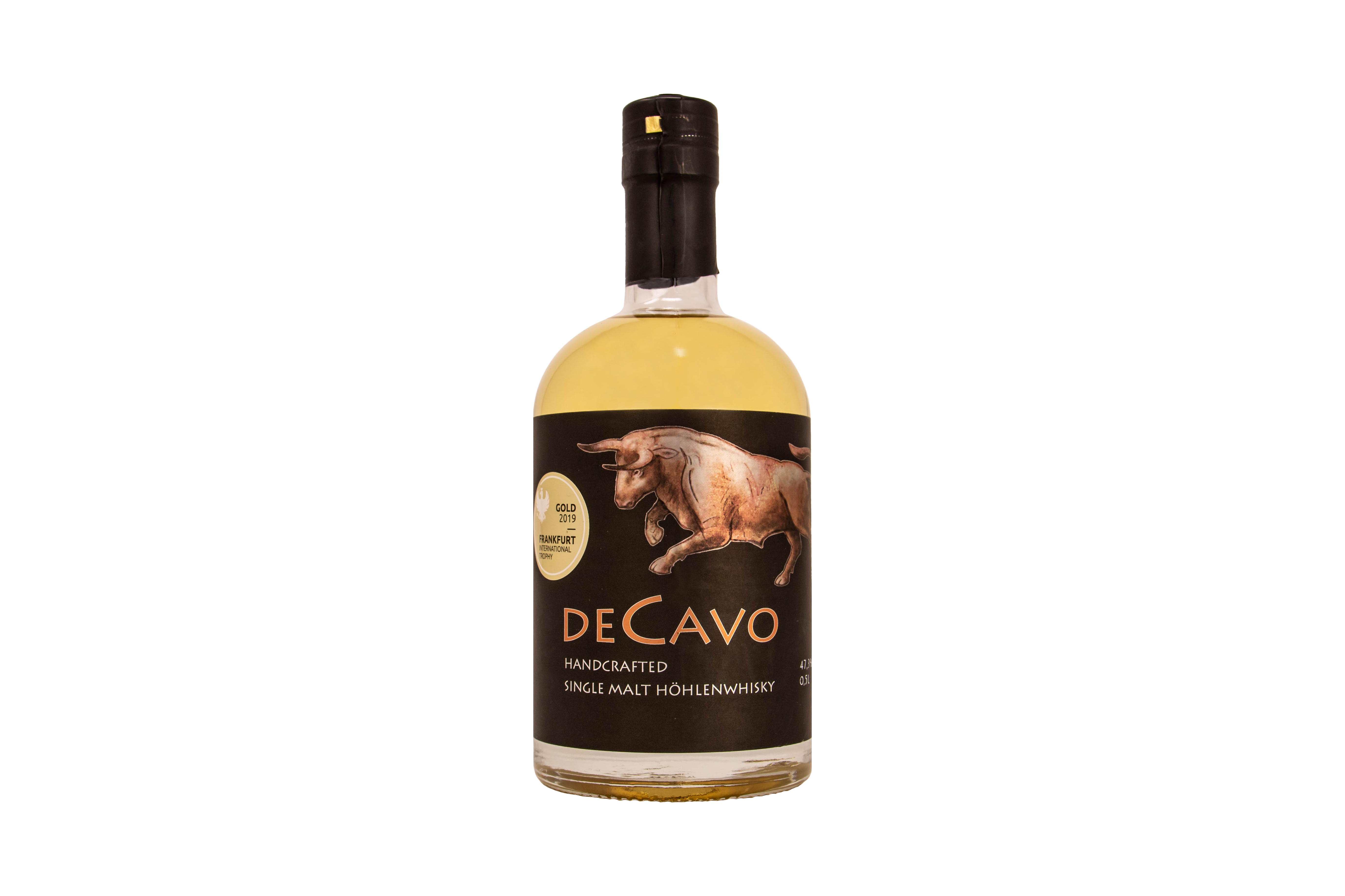 De Cavo Single Malt Höhlenwhisky 500 ml Fassstärke