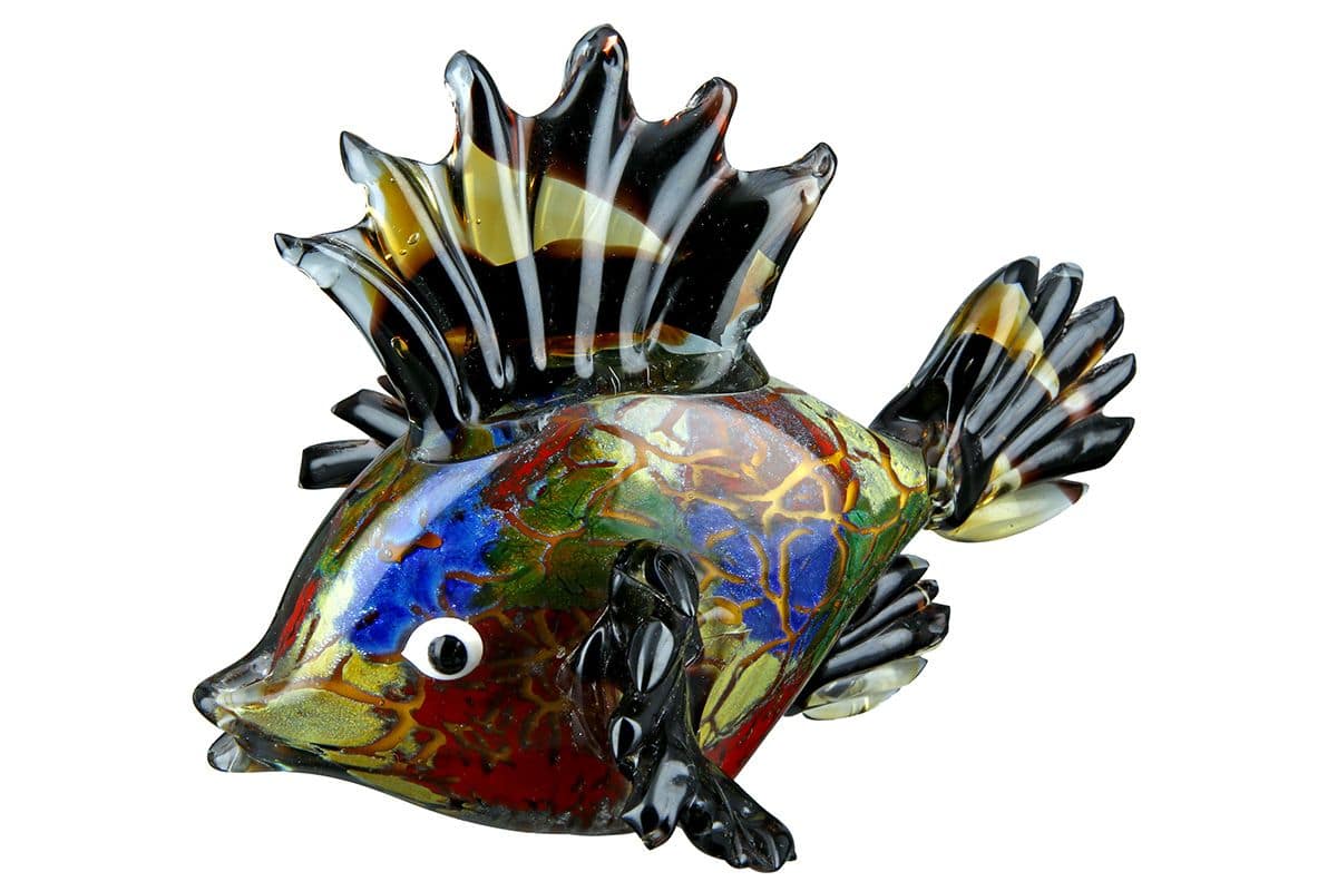 Glasskulptur Fisch Pondo (Höhe 17cm)