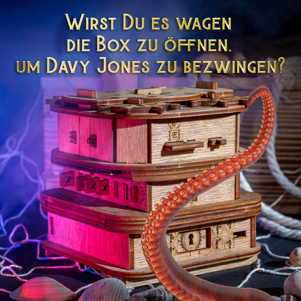 Escape Room Rätselbox - Davy Jones