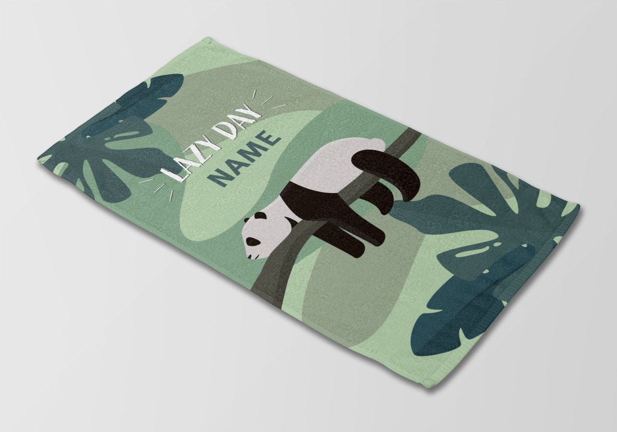 Handtuch - PANDA - Personalisiert
