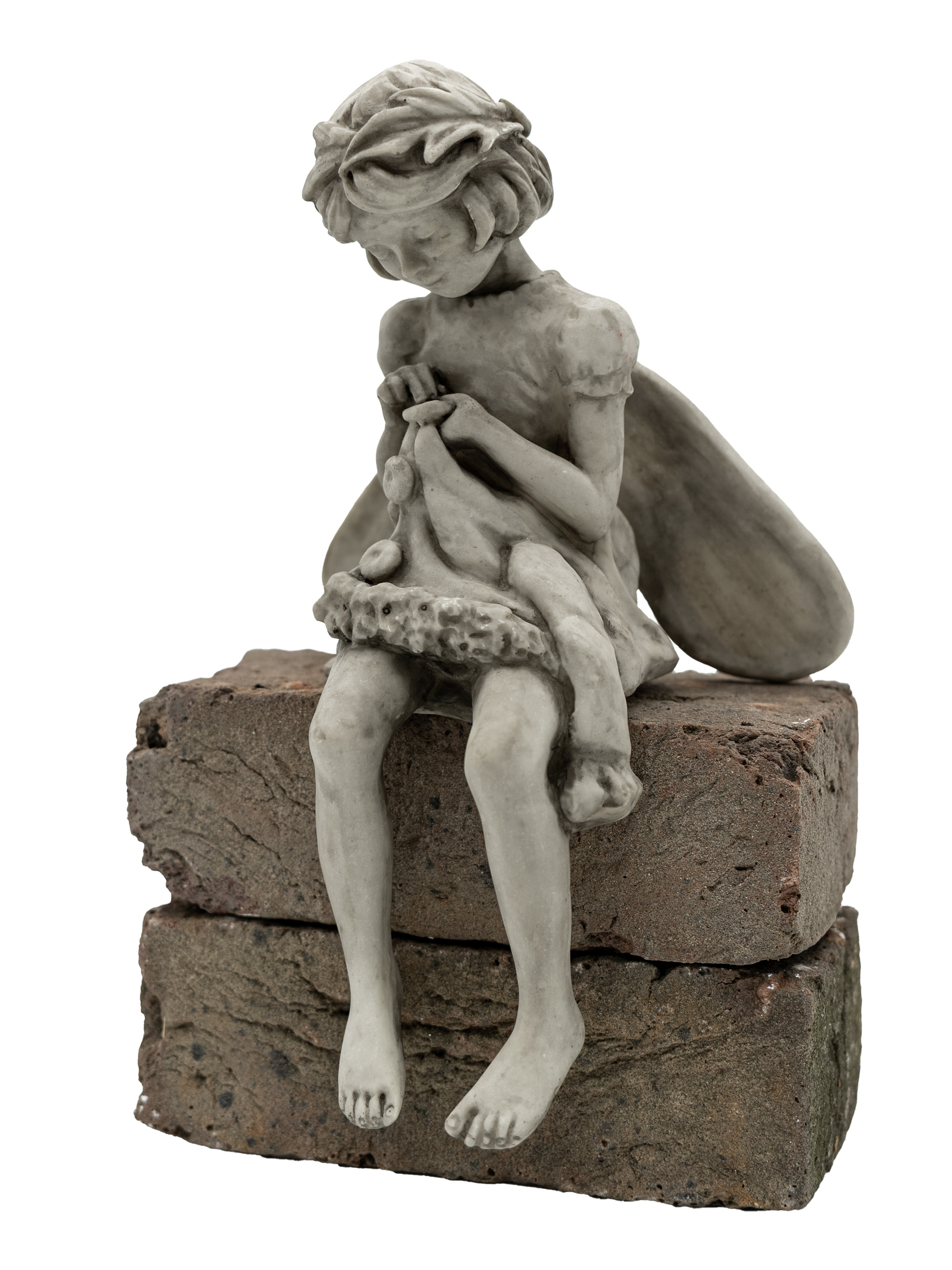 Gartenskulptur | Kunststein | Flower Fairy Rainfarn